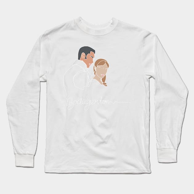 Bridgerton - Daphne and Simon Long Sleeve T-Shirt by Athira-A